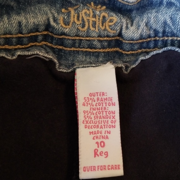 Justice Jean Skirt w/ Embellishment - Picture 4 of 6